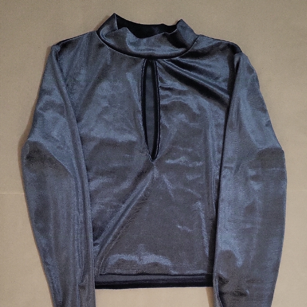 Fashion Nova Women's Black Turtleneck Top